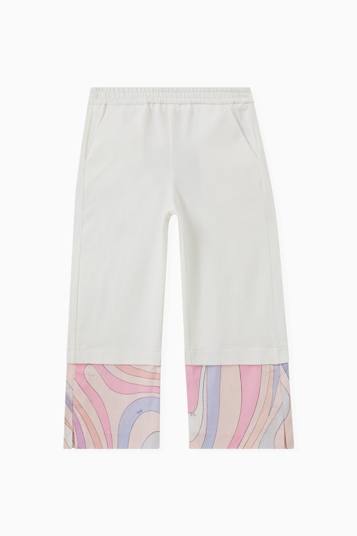 

Marmo Print Pants in Cotton, White