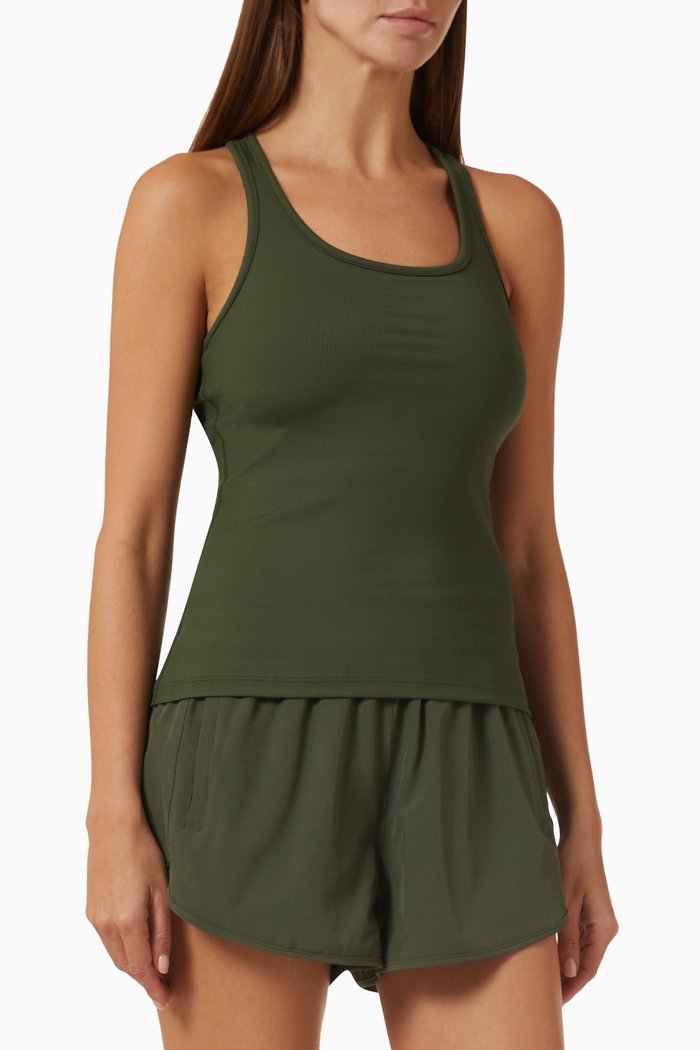 

Reset Tank Top in Recycled Nylon, Green