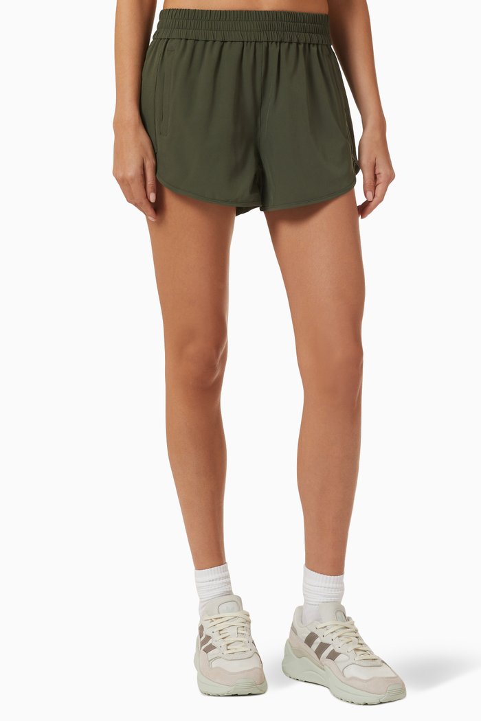

Full Time Shorts in Recycled Polyester, Green