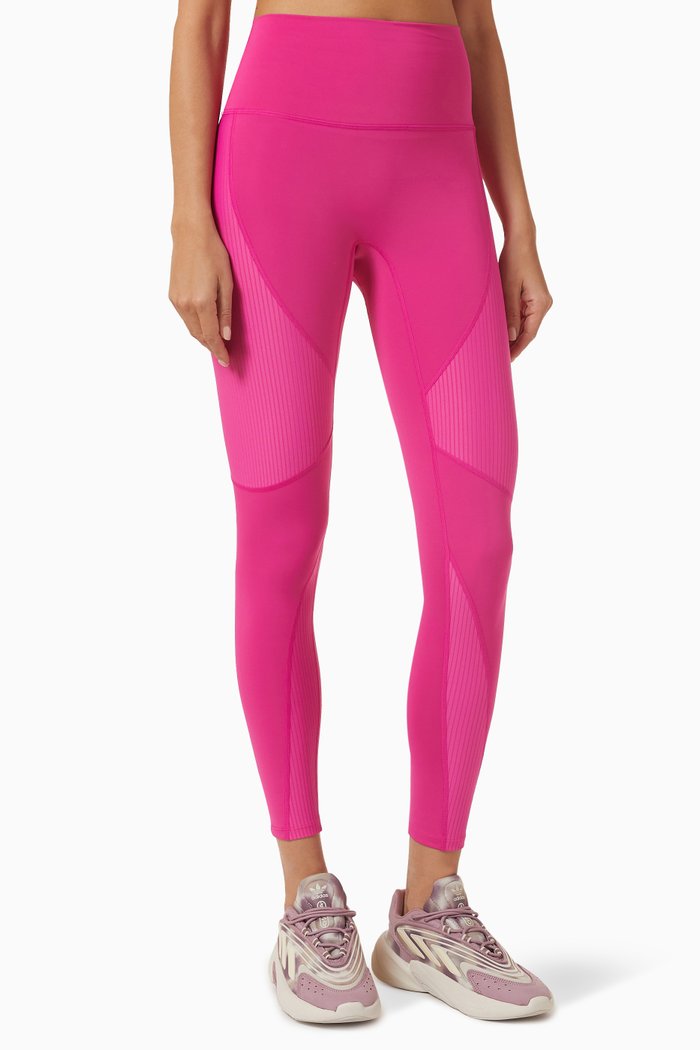 

Free Play Leggings in Recycled Fabric, Pink