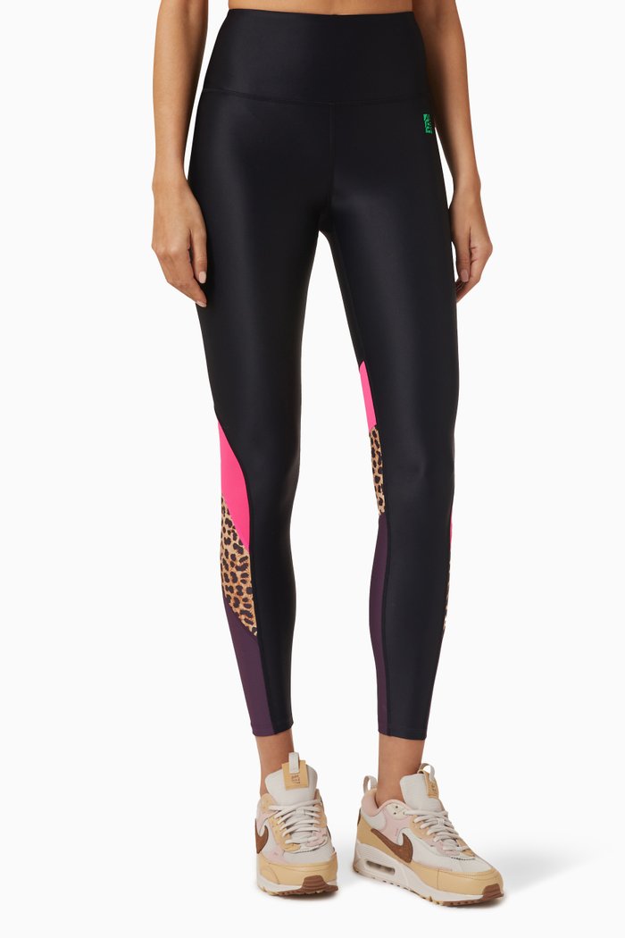 

Del Mar Leggings in Recycled Nylon, Black