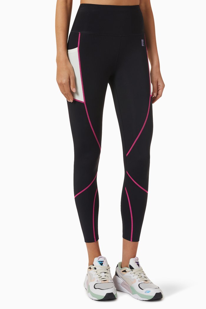 

Pre Season Leggings in Recycled Nylon, Black