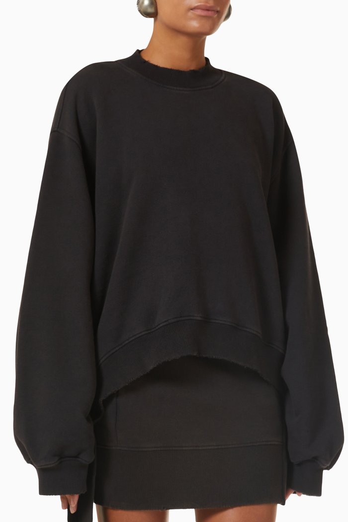 

Pet Sweatshirt in Cotton Fleece, Black