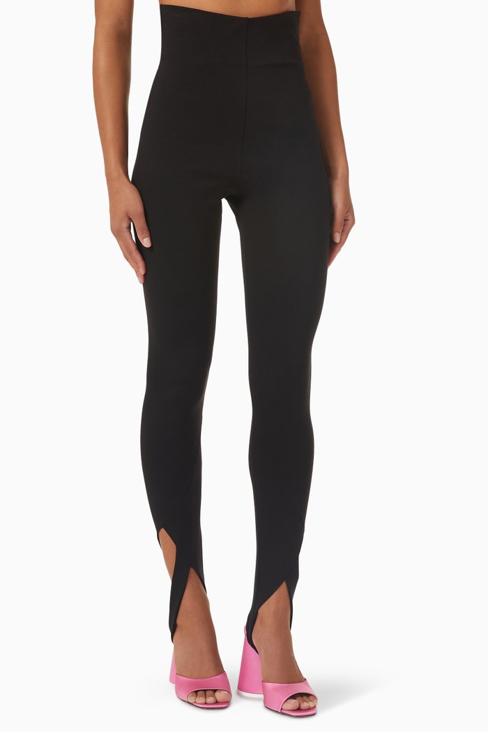 

Jamie Long Pants in Viscose Blend, Black