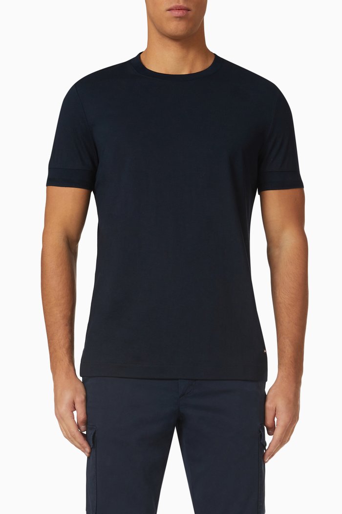 

Classic T-shirt in Viscose Blend, Blue