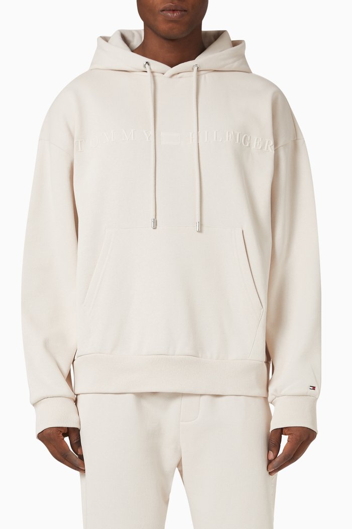 

Archive Logo Hoodie in Fleece, Neutral