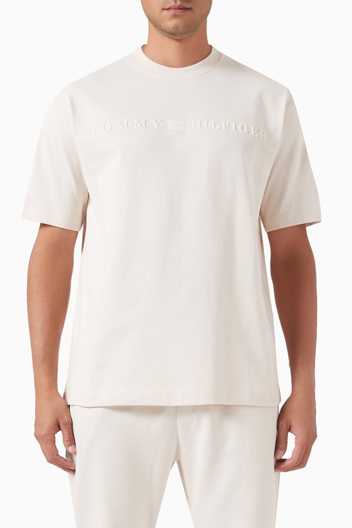 

Archive Logo T-shirt in Cotton, Neutral