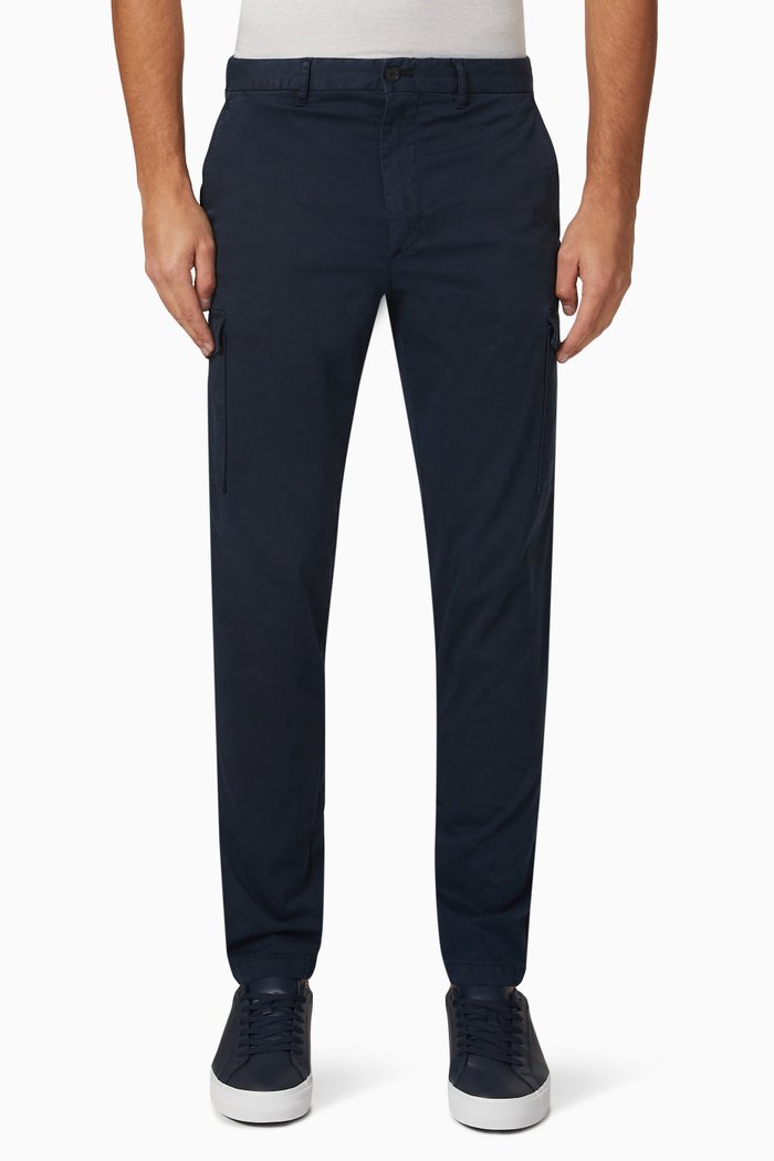 

Chelsea Cargo Pants in Cotton, Blue