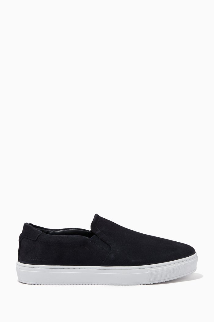

Slip-on Sneakers in Suede, Blue