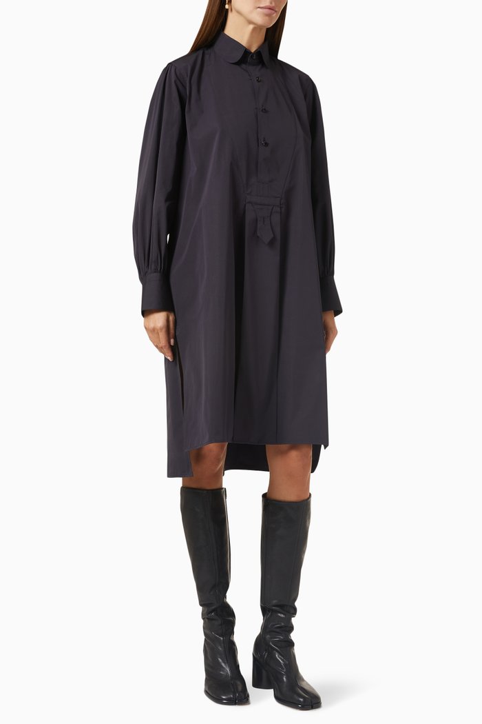 

Mini Shirt Dress in Cotton, Multicolour