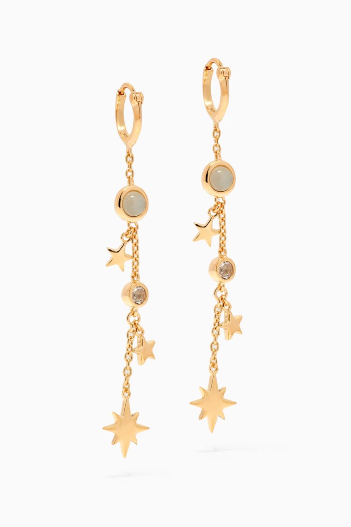 

Heavenly Drop Earrings in 14kt Gold Vermeil, Yellow