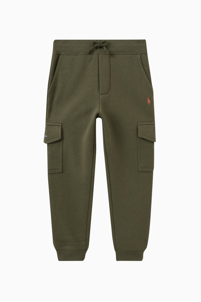 

Cargo Pants in Cotton Blend, Green