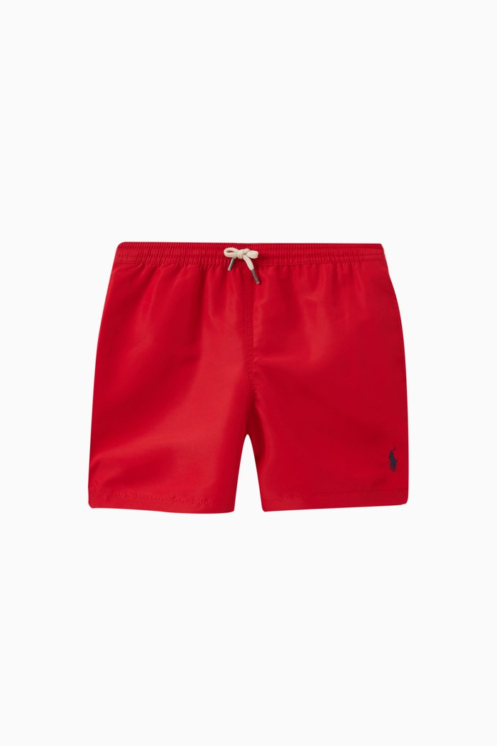 

Logo Swim Shorts, Red