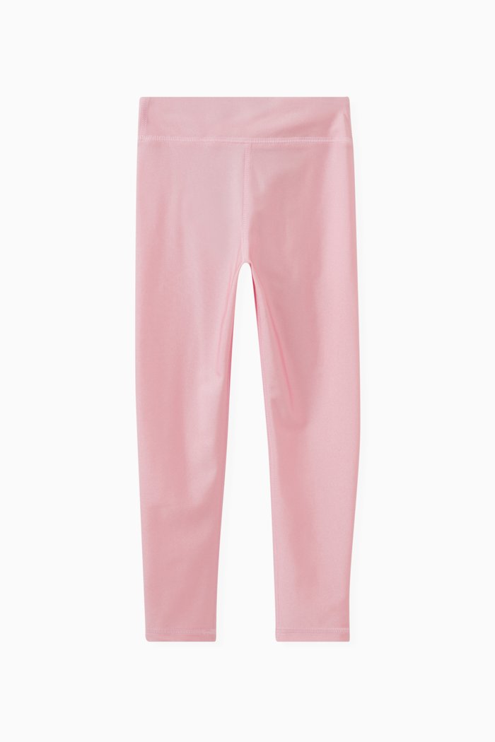 

Shiny Leggings in Stretch Nylon, Pink