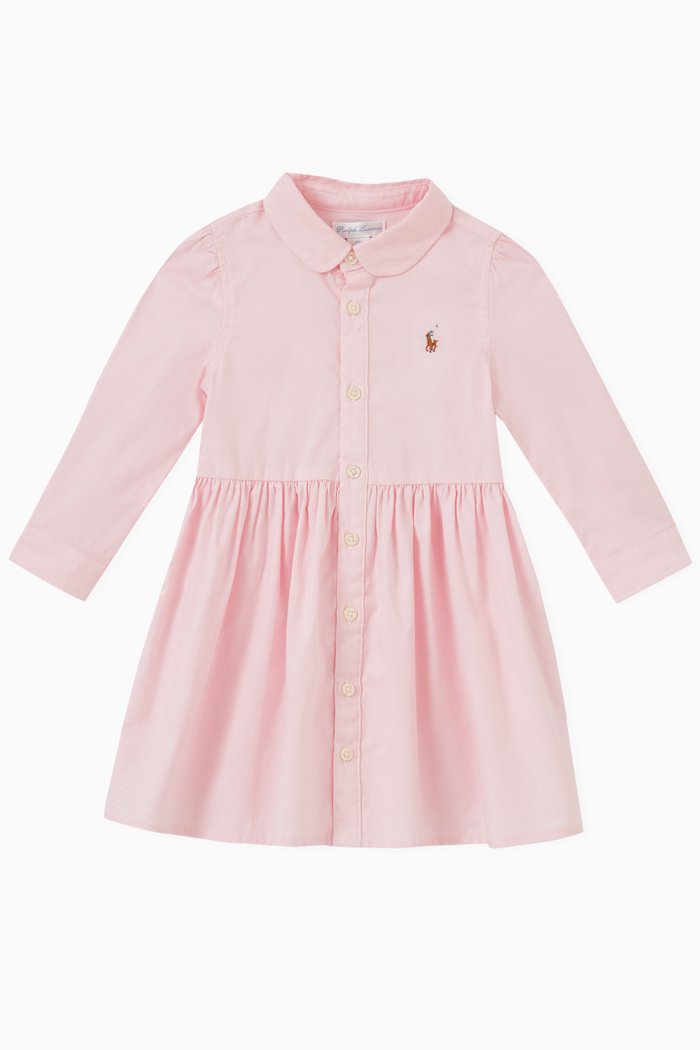 

Aciela Day Dress in Cotton, Pink
