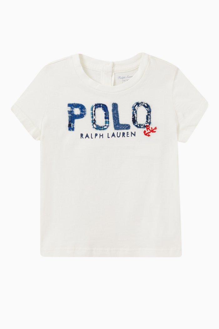 

Logo Print T-shirt in Cotton, White