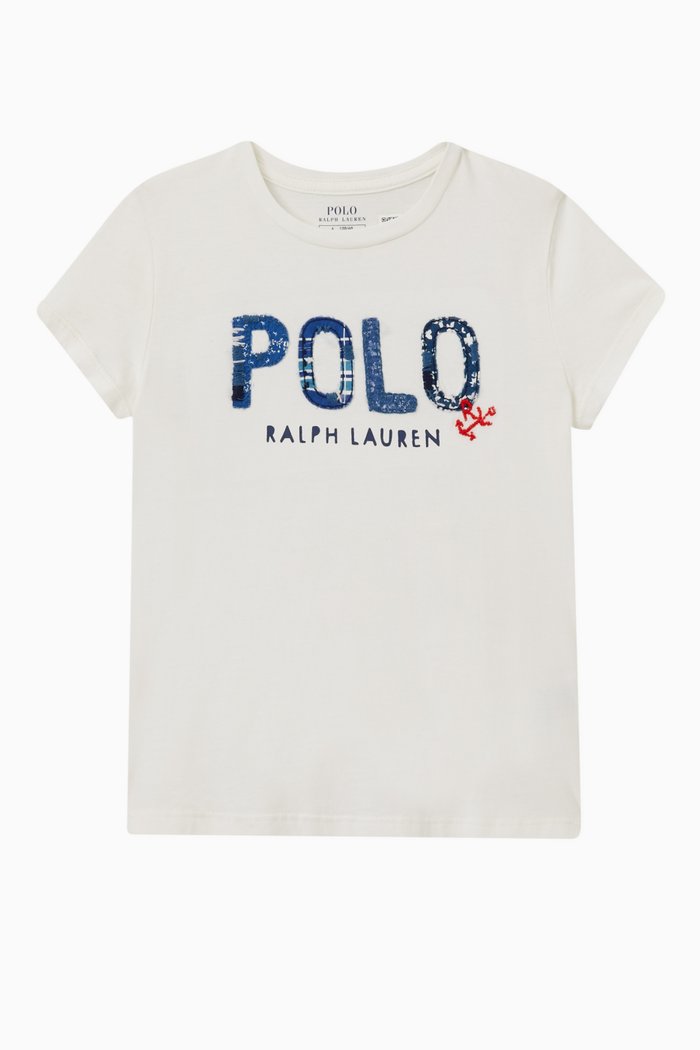 

Logo Print T-shirt in Cotton, White