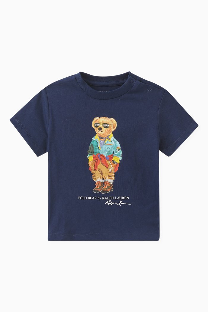 

Polo Bear T-shirt in Cotton, Blue