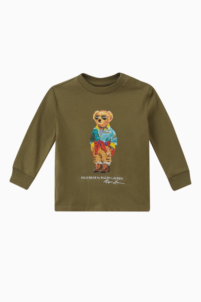 

Polo Bear T-shirt in Cotton, Green