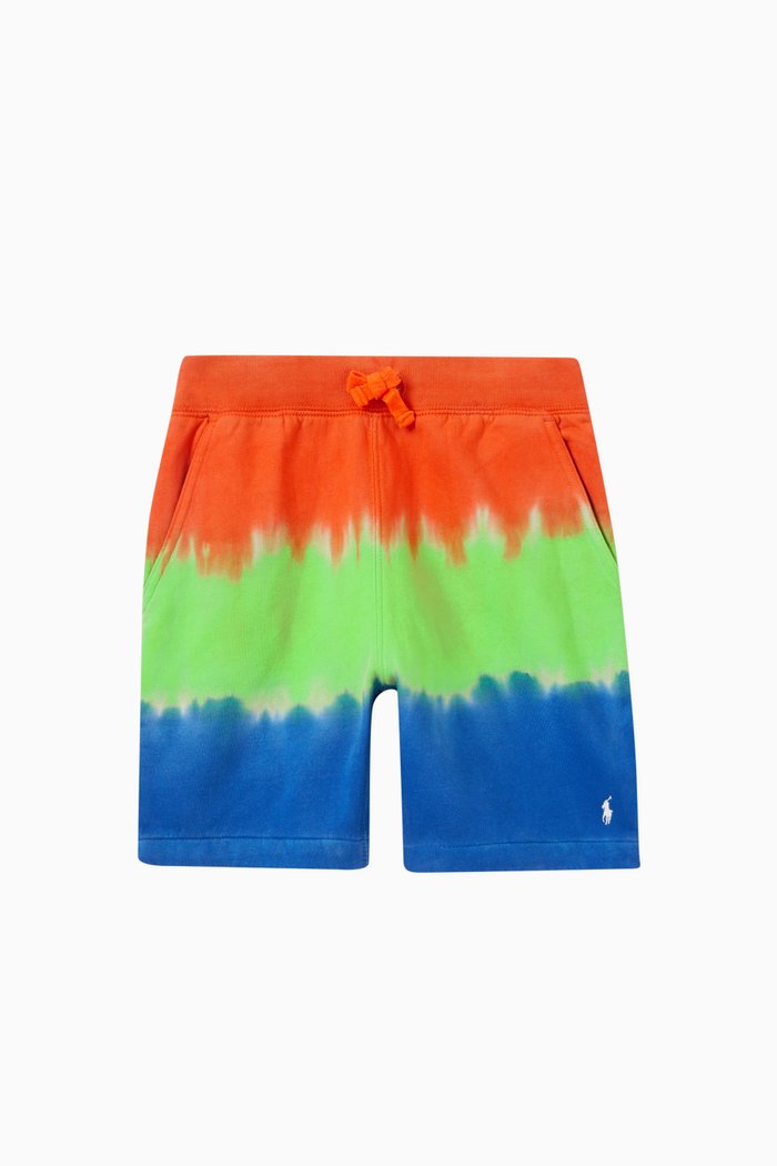 

Tie-Dye Print Shorts in Cotton, Multicolour