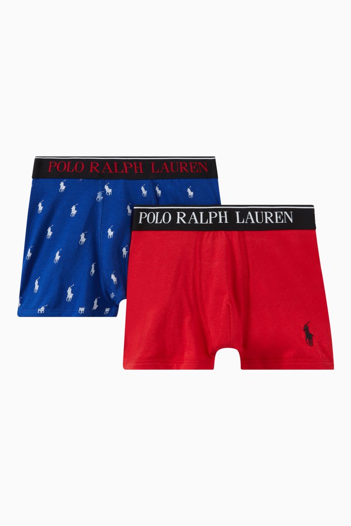

Logo Boxer Briefs in Cotton Stretch, Set of 2, Multicolour