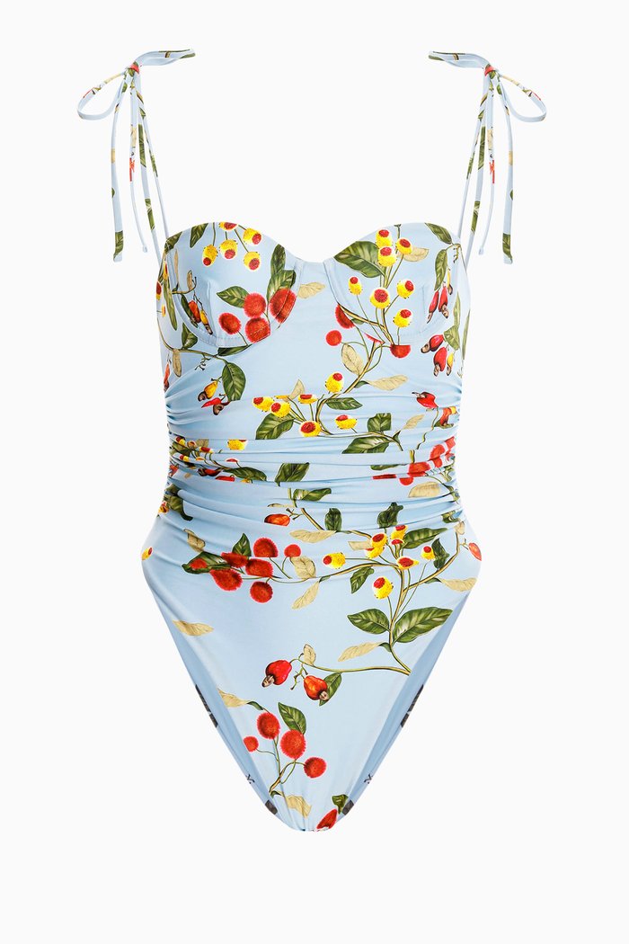 

Rabano One-piece Swimsuit in Recycled Polyester, Multicolour