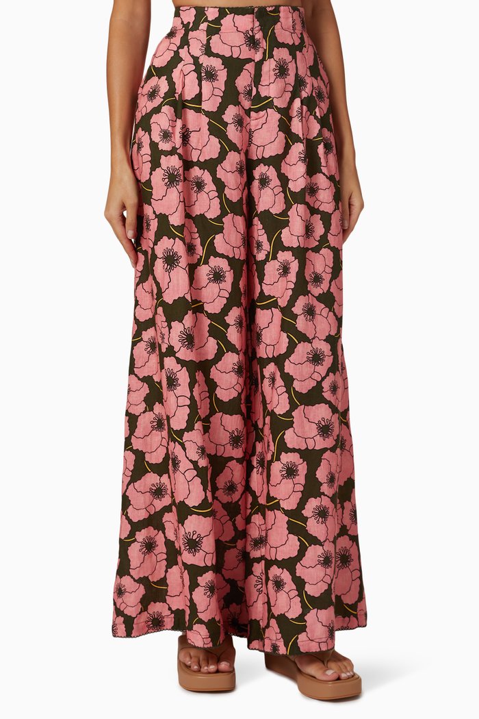 

Pinon Pants in Linen, Pink