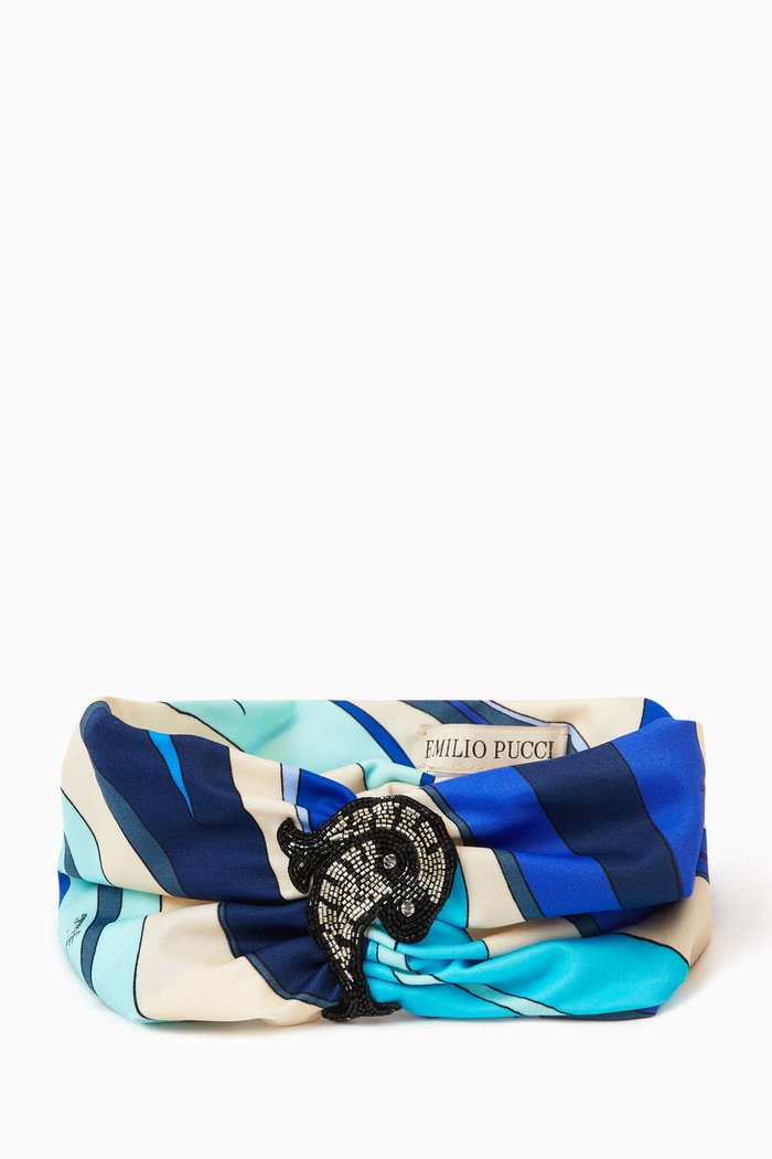 

Embellished Headband, Blue