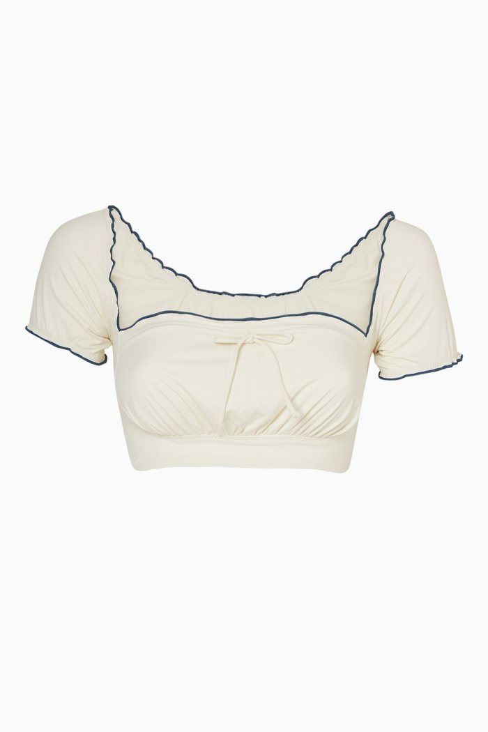 

Farah Crop Bikini Top, Neutral