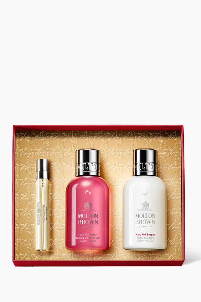 Fiery Pink Pepper Travel Collection, Multicolour