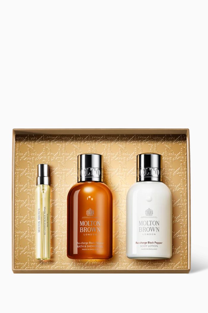 

Re-charge Black Pepper Travel Gift Set, Multicolour