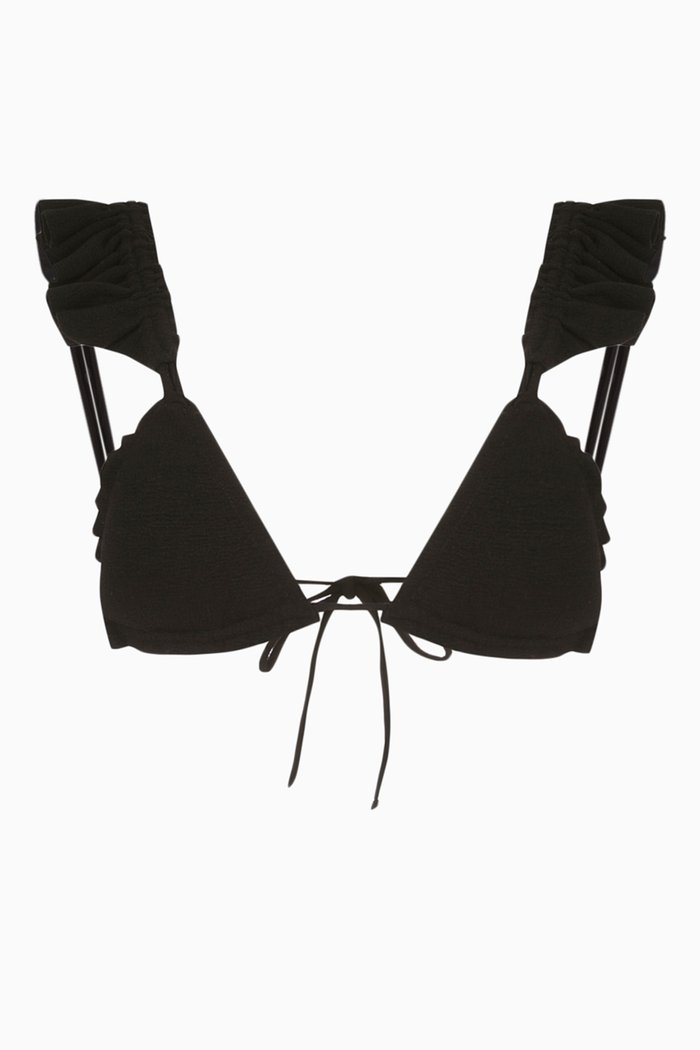 

Laven Bikini Bra in Stretch Nylon, Black