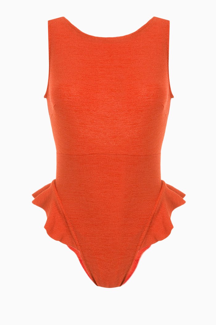 

Goya One-piece Swimsuit in Stretch Nylon, Orange