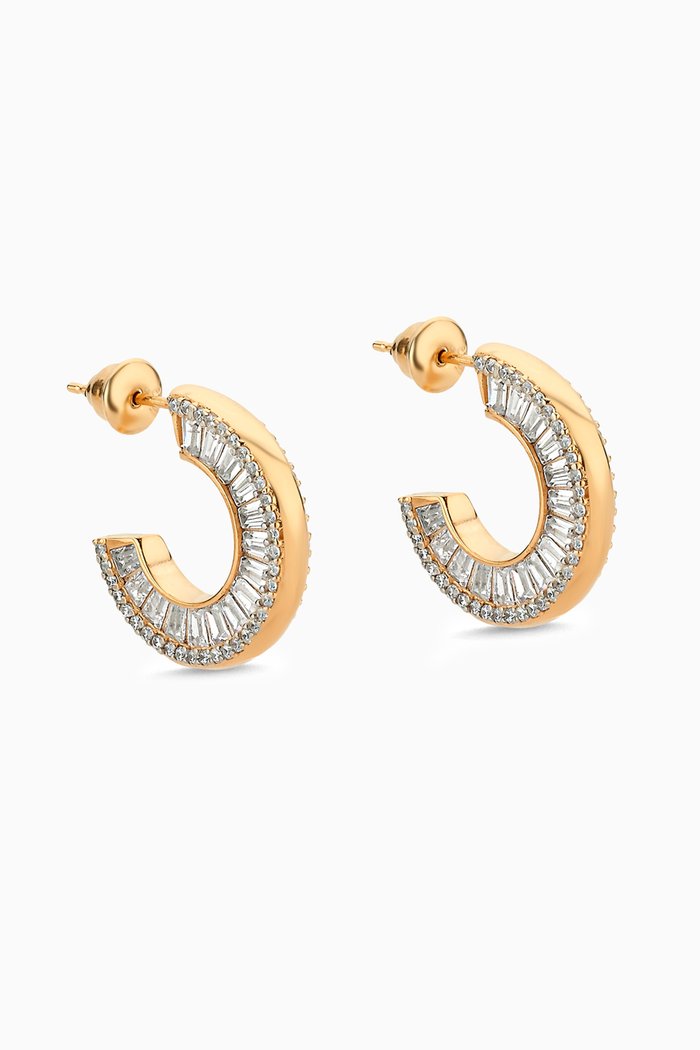 

Just a Girl Huggie Earrings in 24kt Gold-plated Sterling Silver