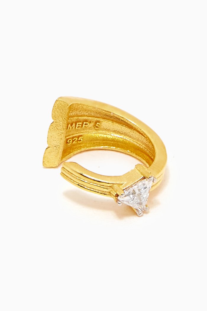 

Capture Single Earcuff in 24kt Gold-plated Sterling Silver