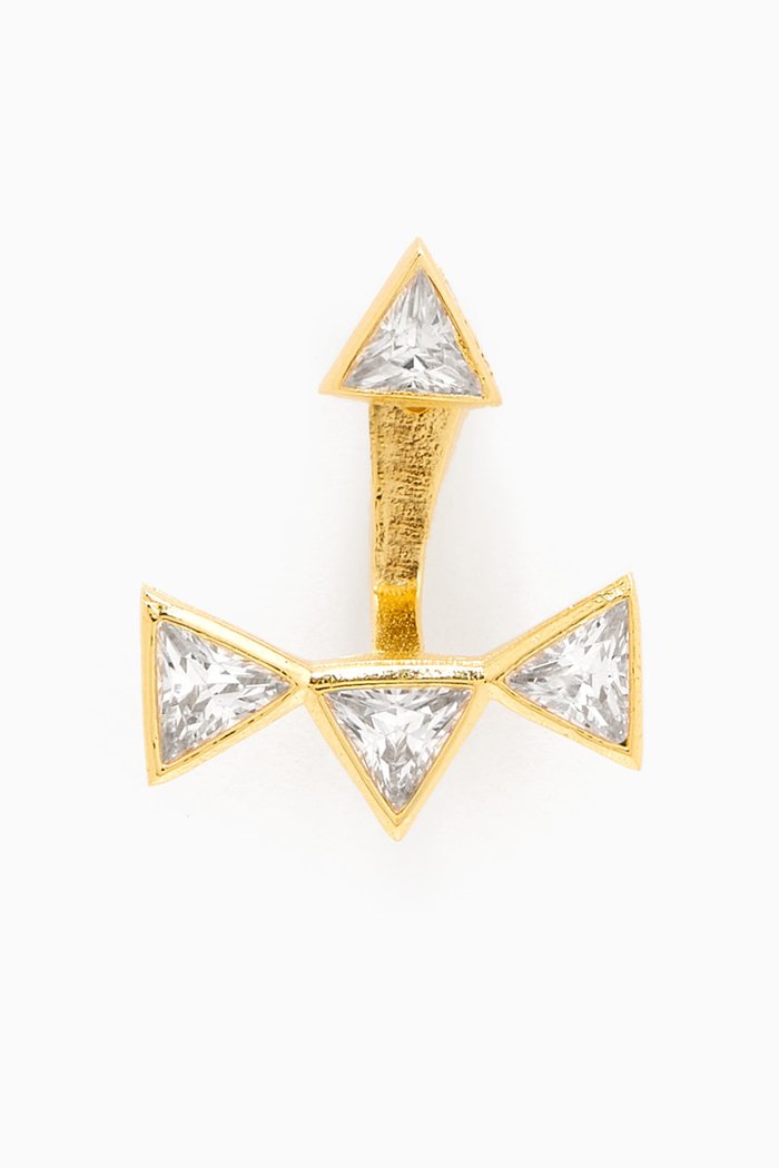 

Venus Secret Jacket Earrings in 24kt Gold-plated Sterling Silver