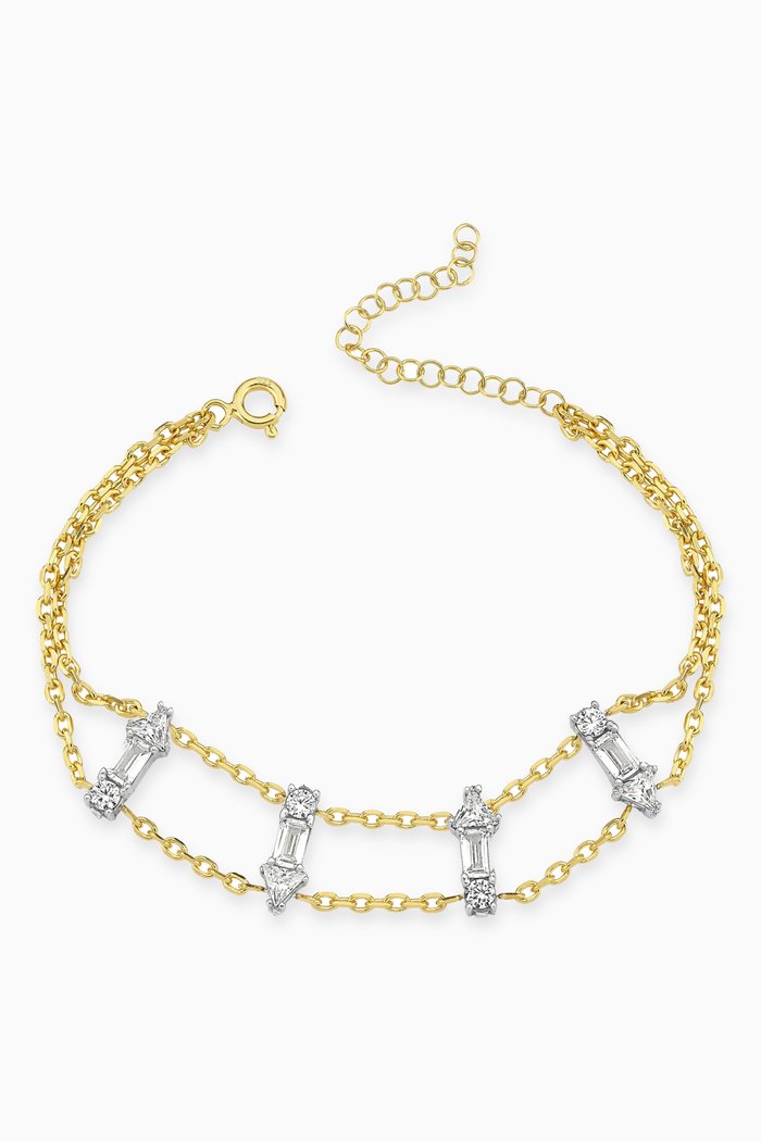 

Golden Spirit CZ Bracelet in 24kt Gold-plated Sterling Silver