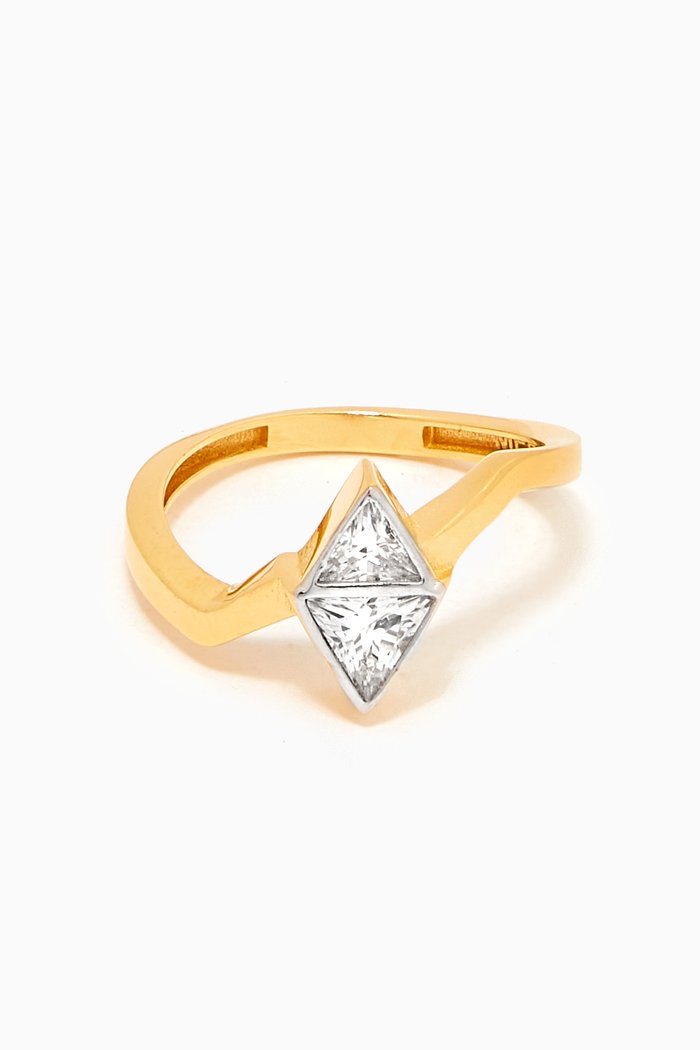 Divine Essence Ring in 24kt Gold-plated Sterling Silver