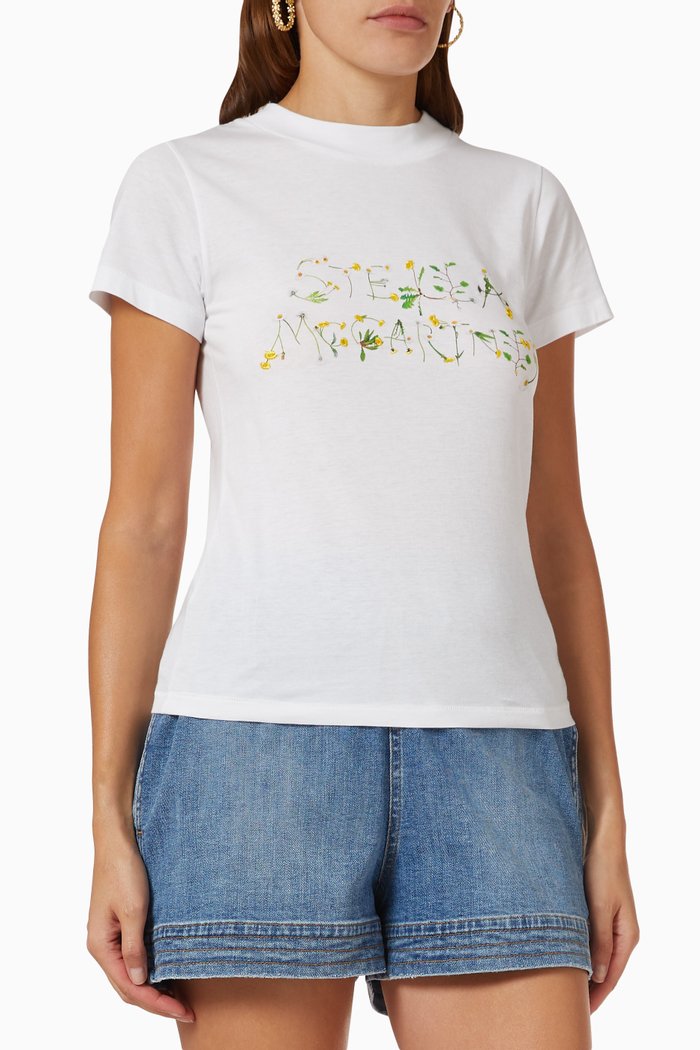 

Dandelion Logo T-shirt in Cotton, White