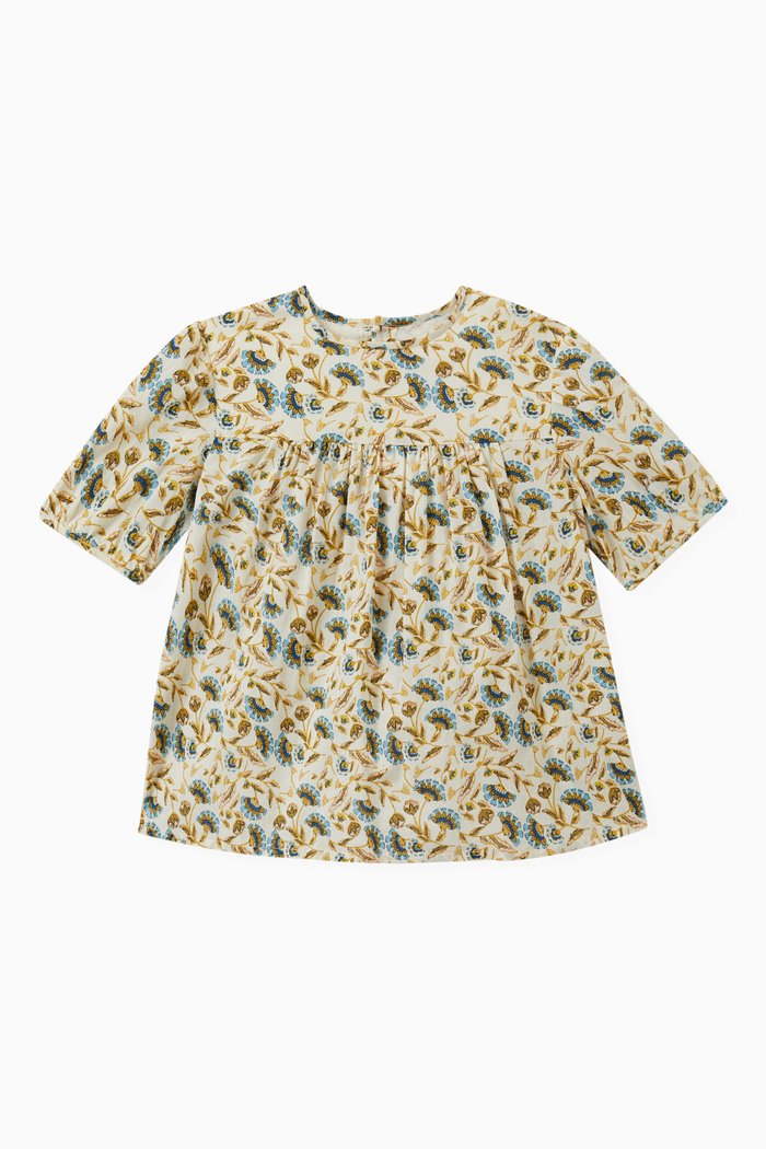 Carine Blouse in Cotton, Multicolour