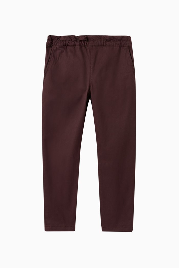 

Plain Trousers in Cotton, Purple