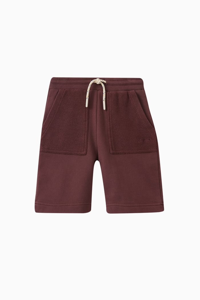 

Pocket Bermuda Shorts in Cotton, Purple