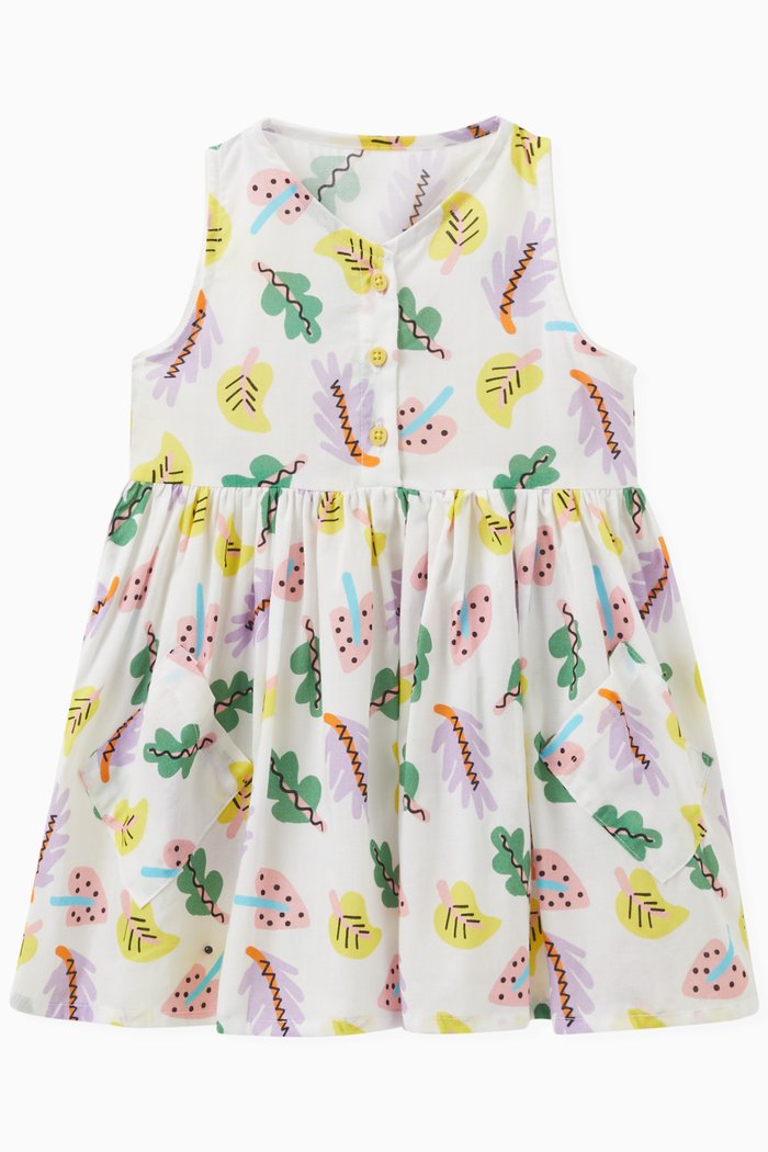 

Dress and Bloomers Set in Cotton, White