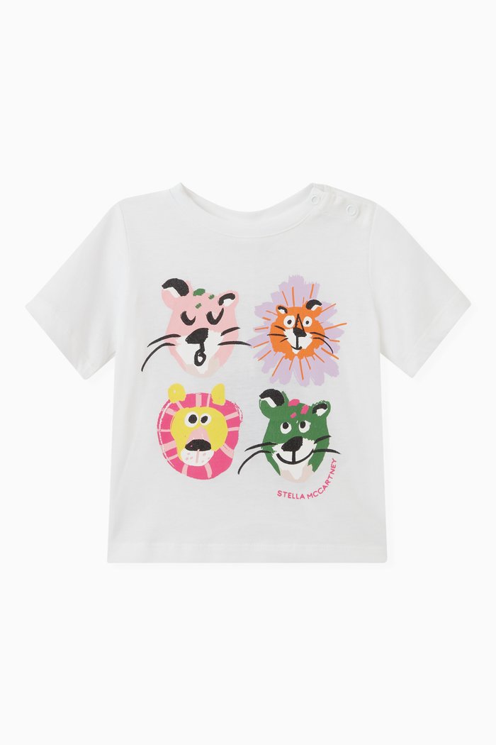 

Animals T-shirt in Cotton, White