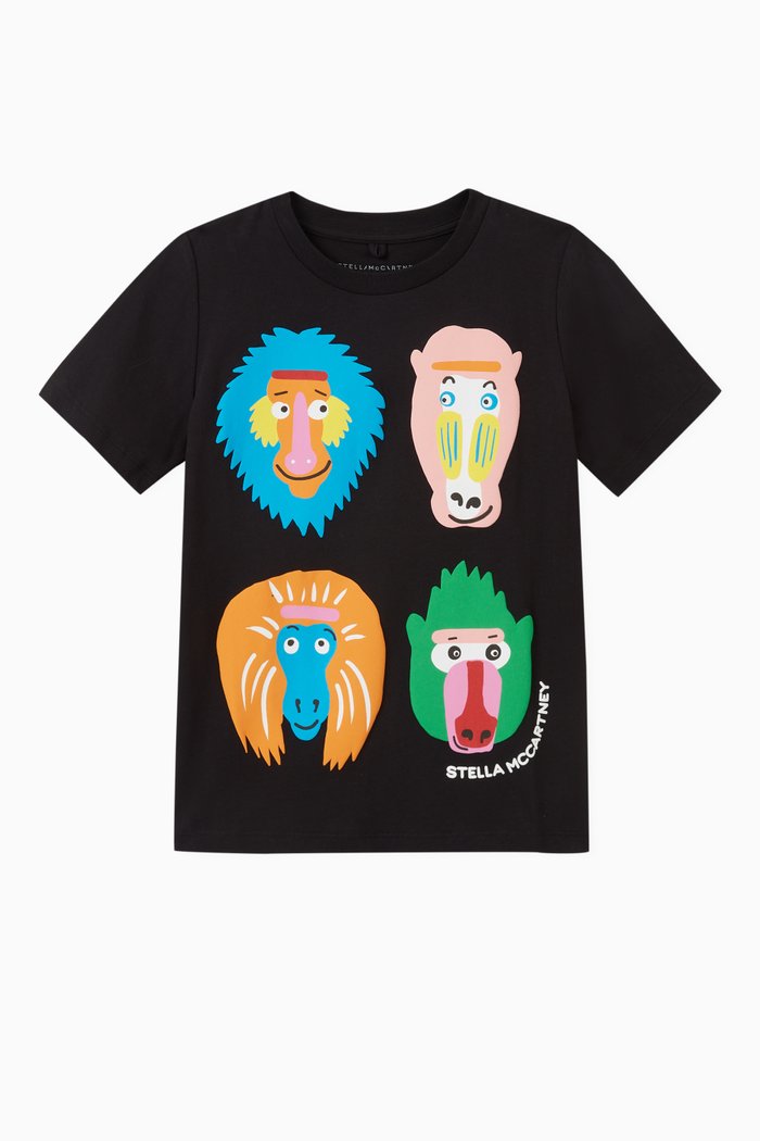 

Animals T-shirt in Cotton, Black