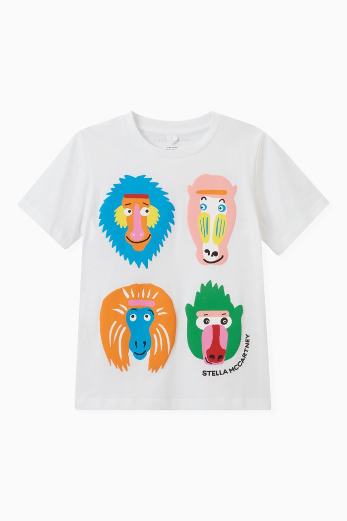 

Animals T-shirt in Cotton, White
