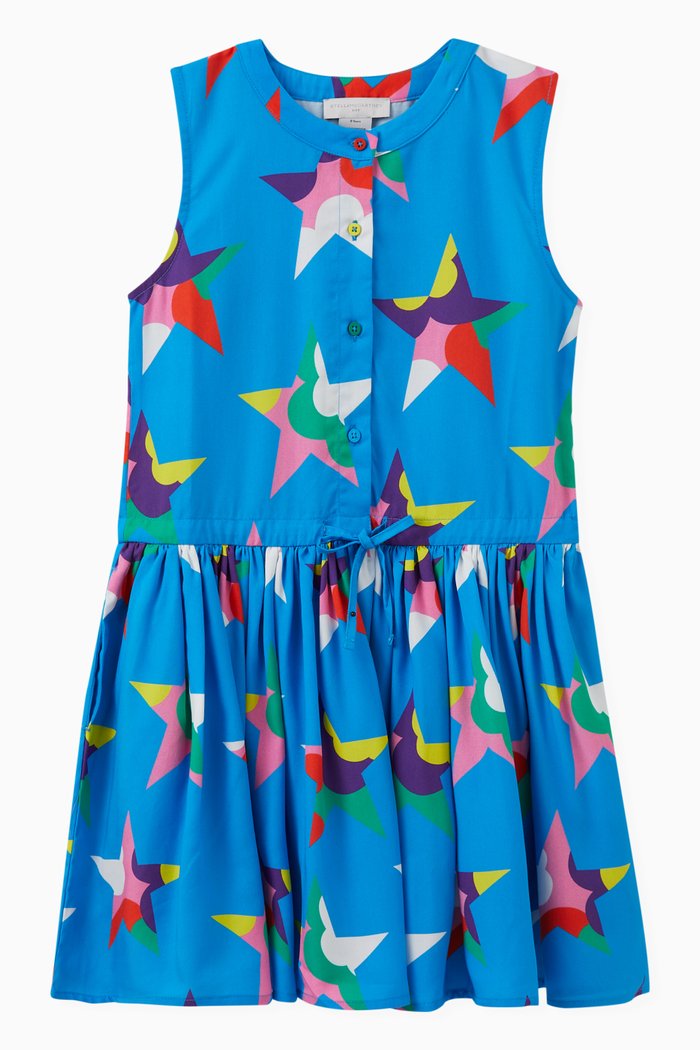 

Stars Dress in Tencel, Blue