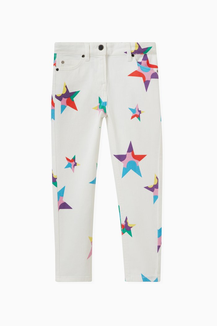 

Stars Denim Jeans in Organic Cotton, White