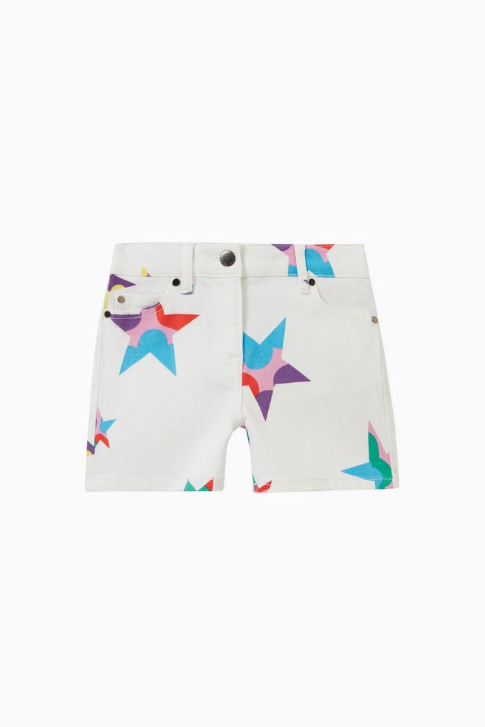 

Stars Shorts in Organic Cotton, White