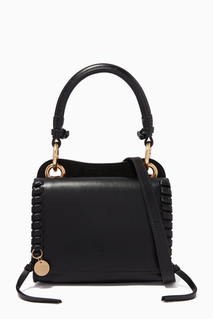 

Mini Tilda Crossbody Bag in Smooth Leather, Black
